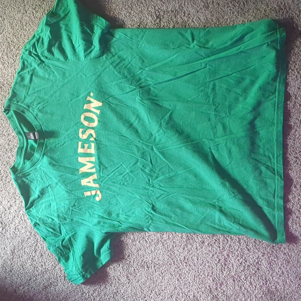 Jameson Whiskey green t-shirt size large